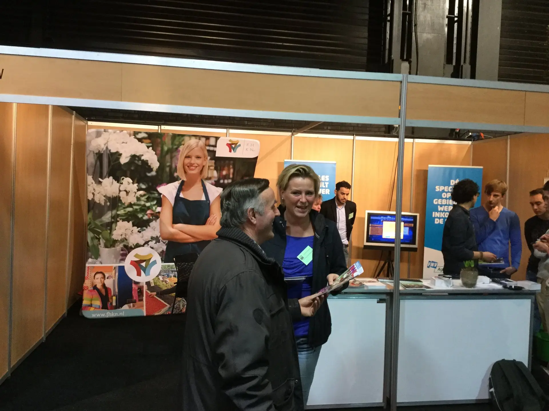 FHKN geeft voorlichting op een vakbeurs